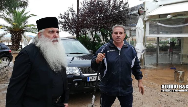 Επίσκεψη του Μητροπολίτη Αργολίδας στις πληγείσες περιοχές (ΦΩΤΟ)