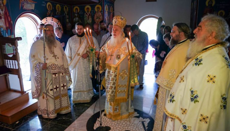 Η Τιμία Κάρα του Οσίου Δαβίδ του εν Ευβοία στα Πιέρια Όρη (ΦΩΤΟ)