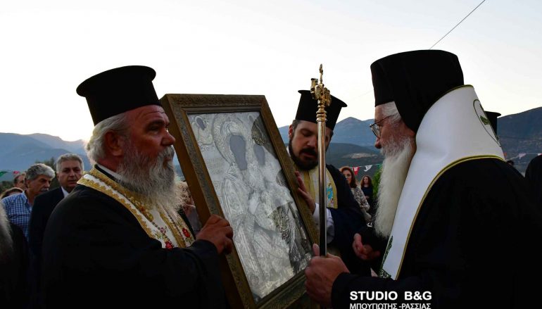 Εσπερινός της Παναγίας Μυρτιδιώτισσας στο Μαλαντρένι Αργολίδος (ΦΩΤΟ)
