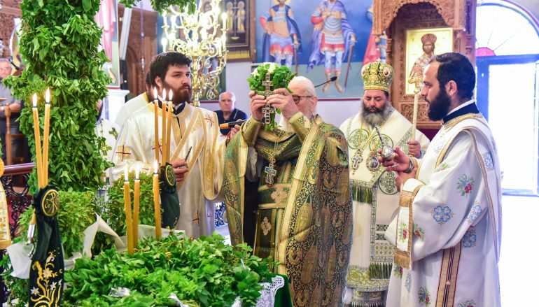 Η εορτή της Υψώσεως του Τιμίου Σταυρού στην Ι. Μ. Λαγκαδά (ΦΩΤΟ)