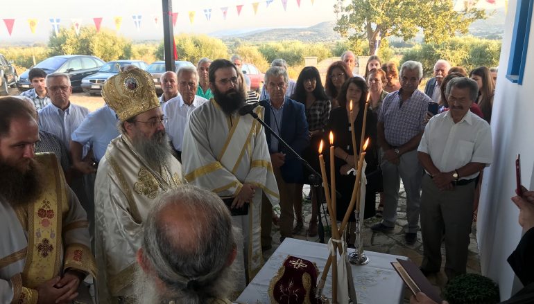 Εγκαίνια Ι. Ναού Κοιμ. της Θεοτόκου από τον Μητροπολίτη Πατρών (ΦΩΤΟ)