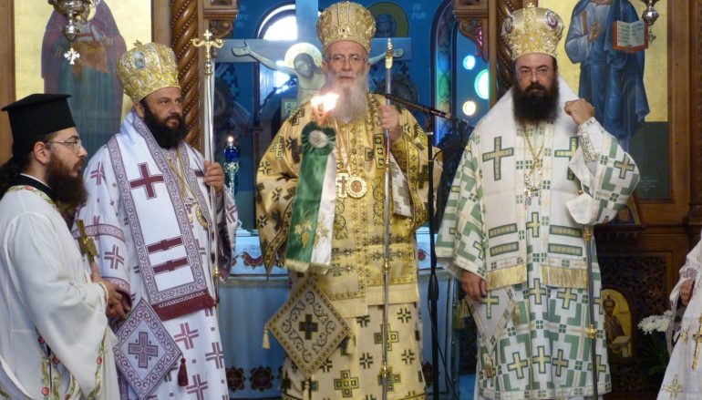 Η Σύναξις των Αγ. Θεοπατόρων Ιωακείμ και Άννης στην Ι. Μ. Πέτρας (ΦΩΤΟ)