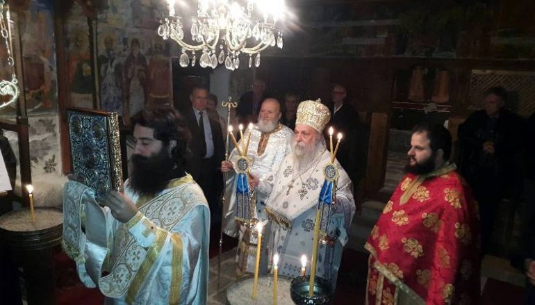 Αρχιερατική Θ. Λειτουργία στο Μπούρινο για τον εορτασμό του Μακεδονικού Αγώνα
