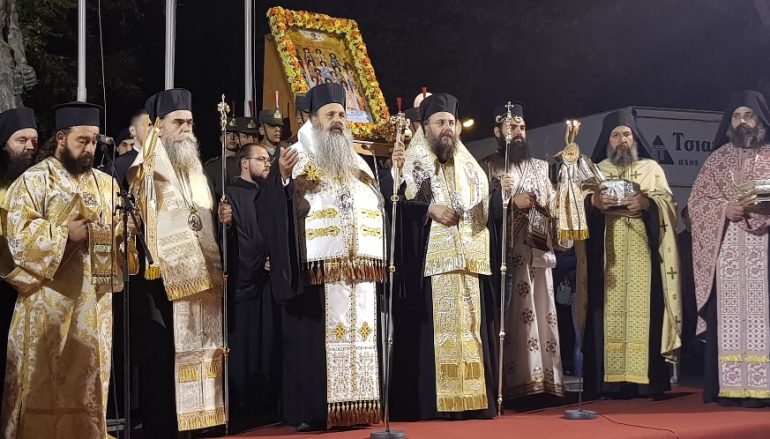 Πολυαρχιερατικός Εσπερινός για την εορτή της Συνάξεως των εν Τρίκκη Αγίων (ΦΩΤΟ)