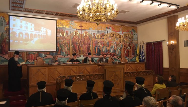 Ο Αρχιεπίσκοπος στην Ημερίδα για την προστασία των Εκκλησιαστικών Μνημείων