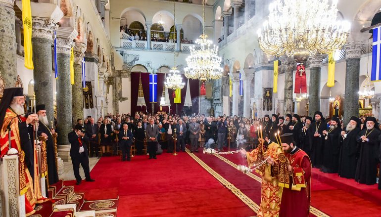 Πολυαρχιερατικός Εσπερινός του Αγίου Δημητρίου στην Θεσσαλονίκη (ΦΩΤΟ)