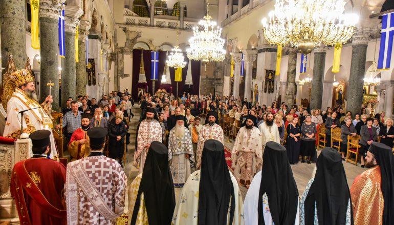 Αρχιερατική Αγρυπνία στον Ιερό Ναό Αγίου Δημητρίου Θεσσαλονίκης (ΦΩΤΟ)