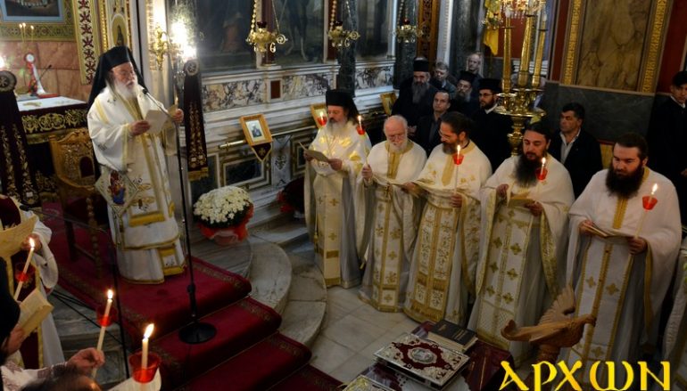 Η Θεία Λειτουργία του Αγίου Ιακώβου του Αδελφοθέου στην Τρίπολη (ΦΩΤΟ)