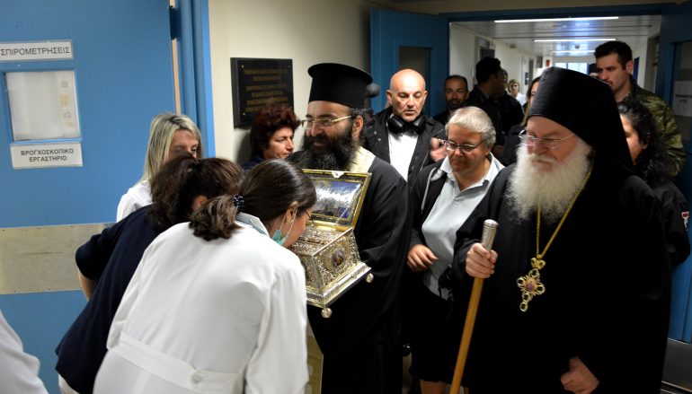 Η Ζώνη της Παναγίας στην Πυροσβεστική Υπηρεσία και σε Ιδρύματα της Τρίπολης
