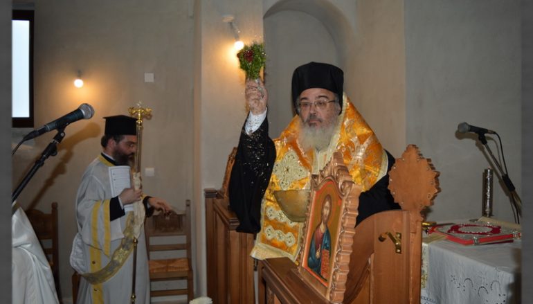 Θυρανοίξια Ι. Ναού του Αγίου Δημητρίου από τον Μητροπολίτη Πρεβέζης (ΦΩΤΟ)