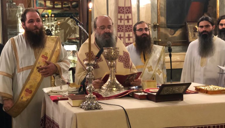 Ἡ Θεία Λειτουργία τοῦ Ἁγ. Ἰακώβου τοῦ Ἀδελφοθέου στην Πάτρα (ΦΩΤΟ)