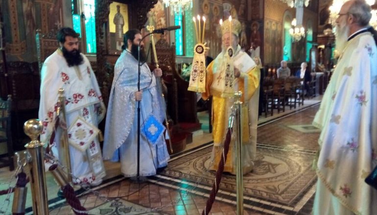 Ο Μητροπολίτης Χαλκίδος στα Λουτρά Αιδηψού (ΦΩΤΟ)