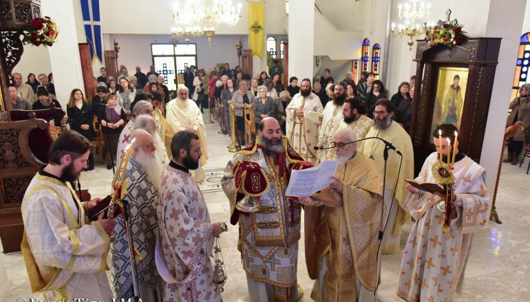 Η Θεία Λειτουργία του Αγίου Ιακώβου στην Ι. Μ. Λαγκαδά (ΦΩΤΟ)