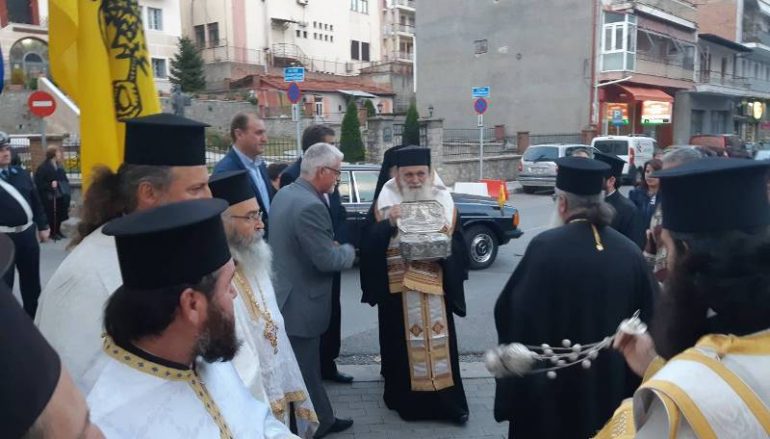 Τα Γρεβενά υποδέχθηκαν λείψανο του Αγίου Λουκά του Ιατρού (ΦΩΤΟ)