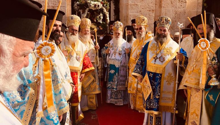 Πολυαρχιερατικό Συλλείτουργο στα Χανιά για την Πολιούχο τους (ΦΩΤΟ)