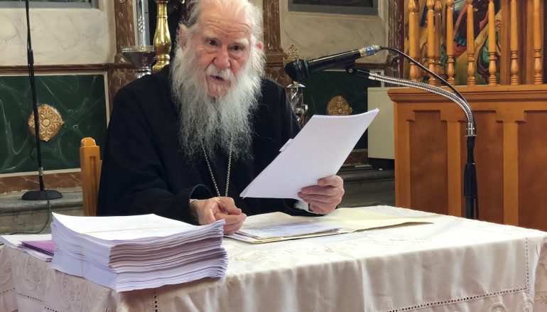 Ιερατική Σύναξη στην Ι. Μητρόπολη Ηλείας (ΦΩΤΟ)
