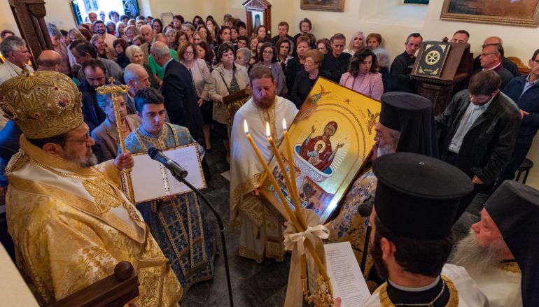 Ενθρόνιση Ιεράς Εικόνος στην Ι. Μονή Βελανιδιάς Μεσσηνίας (ΦΩΤΟ)