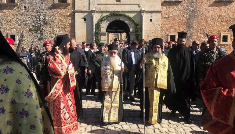 152ης Επέτειος του Ολοκαυτώματος της Ι. Μονής Αρκαδίου (ΦΩΤΟ)