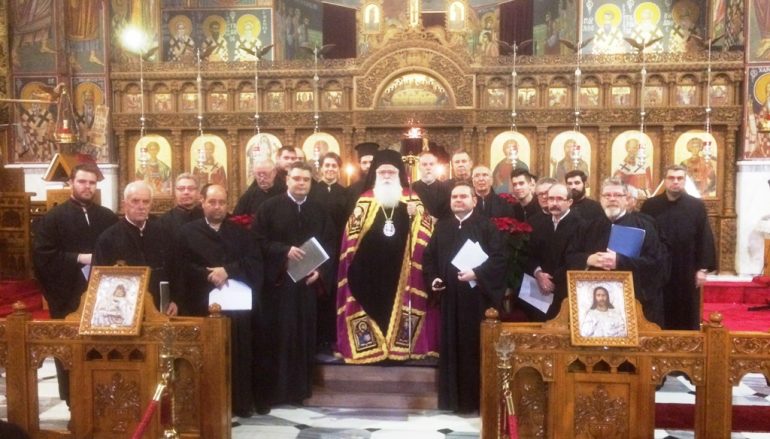 Τελέστηκε στον Βόλο η Ακολουθία της Τριθέκτης