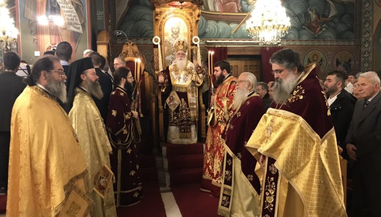 Λαμπρά εορτάσθηκαν τα Χριστούγεννα στην Μητρόπολη Δημητριάδος