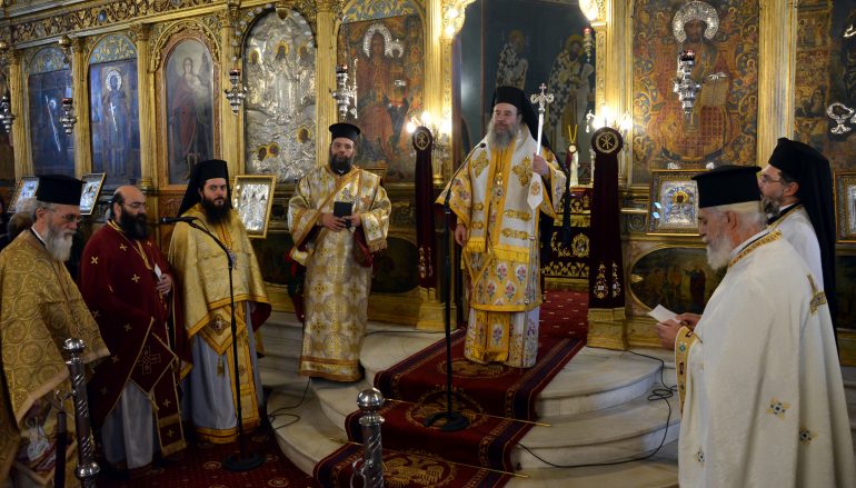Θεία Λειτουργία από τον Μητροπολίτη Ιερισσού στην Τρίπολη