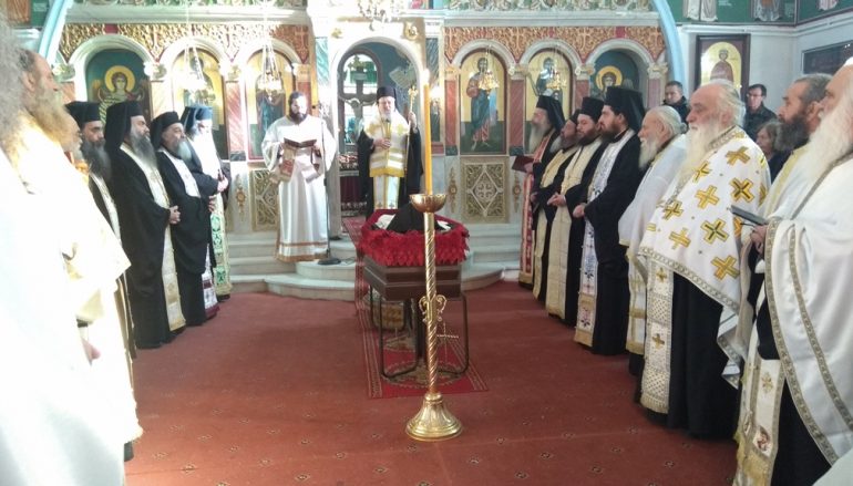 Εξόδιος Ακολουθία του Αρχιμ. Ιεροθέου Σπανομήτσου