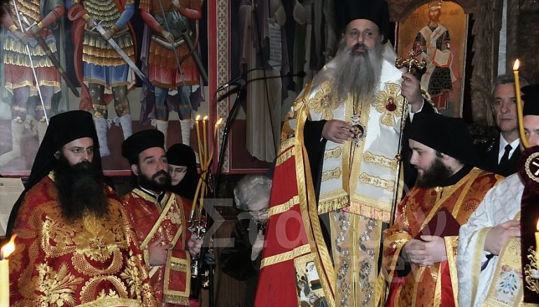 Πανηγυρικός Εσπερινός στην Ιερά Μονή Αγίου Στεφάνου Μετεώρων
