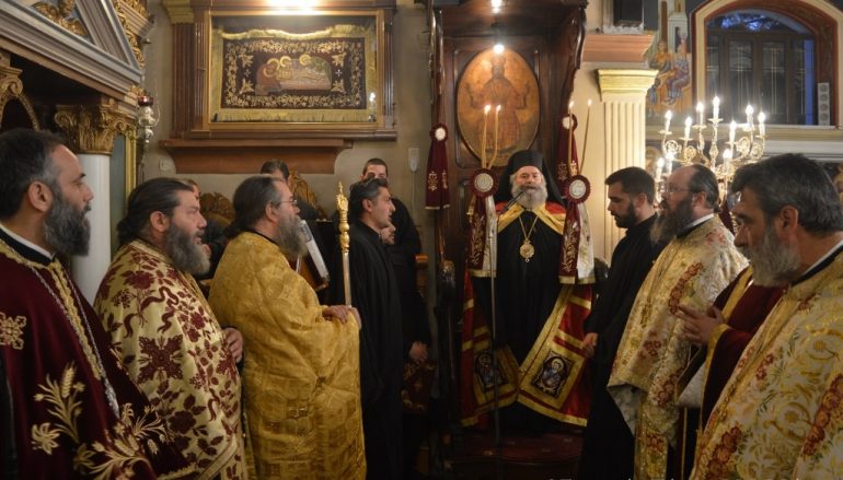 Εσπερινός των Χριστουγέννων στην Ιερά Μητρόπολη Μάνης