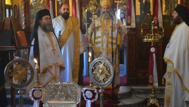 Αρχιερατική Θ. Λειτουργία ενώπιον του Λειψάνου του Αγ. Λουκά του Ιατρού στο Γύθειο