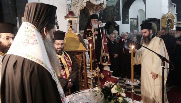 Ο Αρχιεπίσκοπος στον αγιασμό επαναλειτουργίας του Ι. Ν. Αγ. Βασιλείου στο Ρουφ