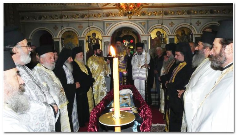 Η Εξόδιος Ακολουθία του πρ. Ηγουμένου της Ι. Μ. Βουλκάνου