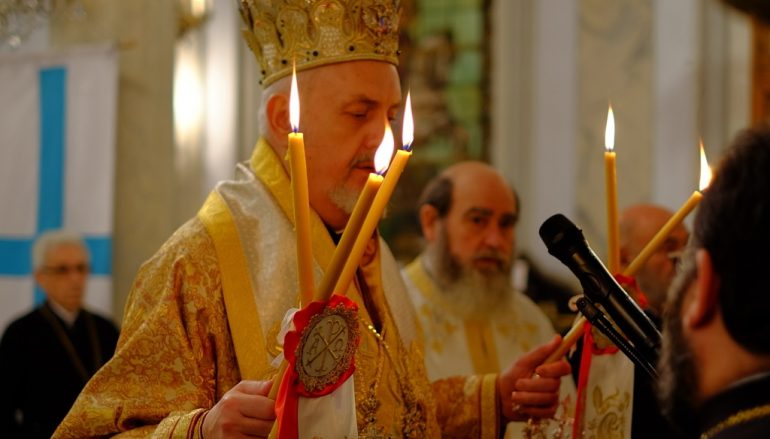 Ο Γαλλίας Εμμανουήλ στα αποκαλυπτήρια του πιστοποιητικού βαπτίσεως του Παύλου Μελά
