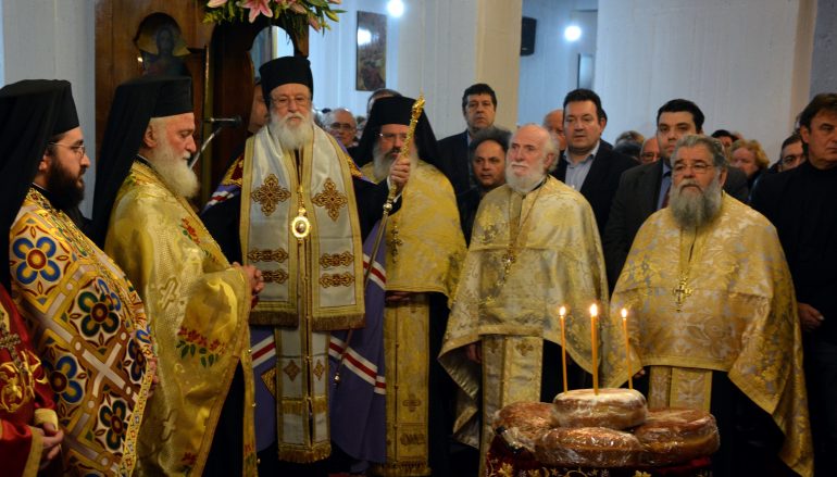 Αρχιερατικός Εσπερινός για την εορτή του Αγίου Τρύφωνος στην Τρίπολη