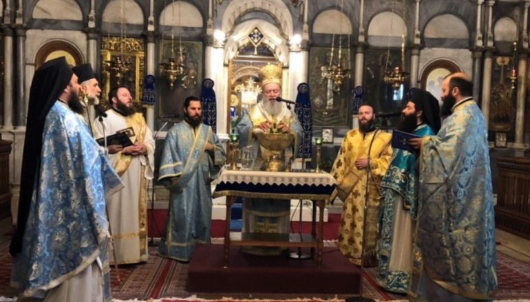 Αγρυπνία παραμονή των Θεοφανείων στην Ι. Μ. Χαλκίδος
