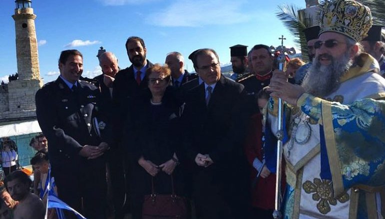 H εορτή των Θεοφανείων στην Ι. Μητρόπολη Ρεθύμνης