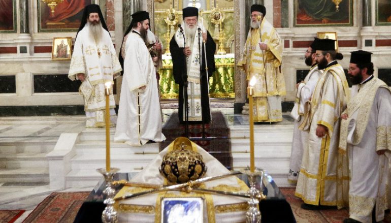 Μνημόσυνο υπέρ αναπαύσεως του μακαριστού Μητροπολίτη Θηβών Νικοδήμου