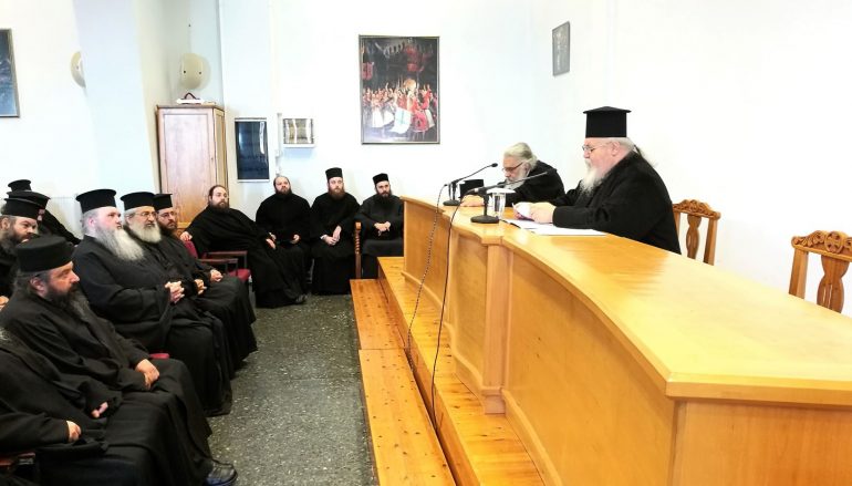 Ο Μητροπολίτης Καισαριανής σε Ιερατική Σύναξη της Ι. Μ. Εδέσσης