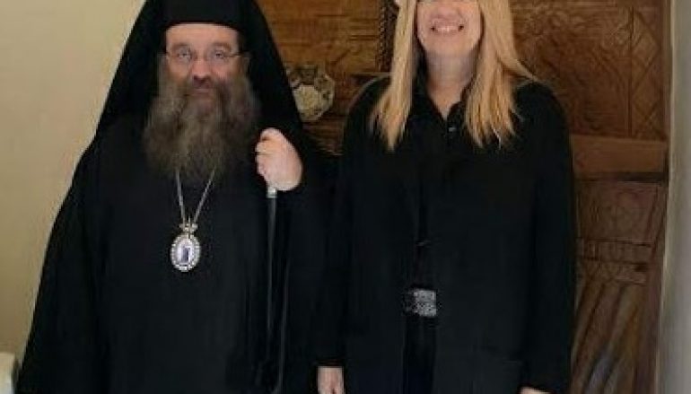 Συνάντηση του Μητροπολίτη Χίου με την Φώφη Γεννηματά