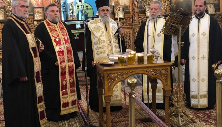 Προεόρτιο Ευχέλαιο στον Πολιούχο του Πύργου
