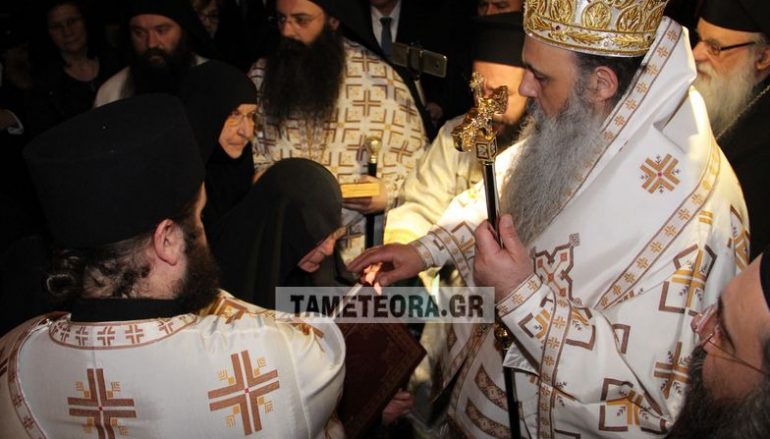 Ενθρονίστηκε η νέα Ηγουμένη στην Ι. Μονή Βυτουμά Μετεώρων