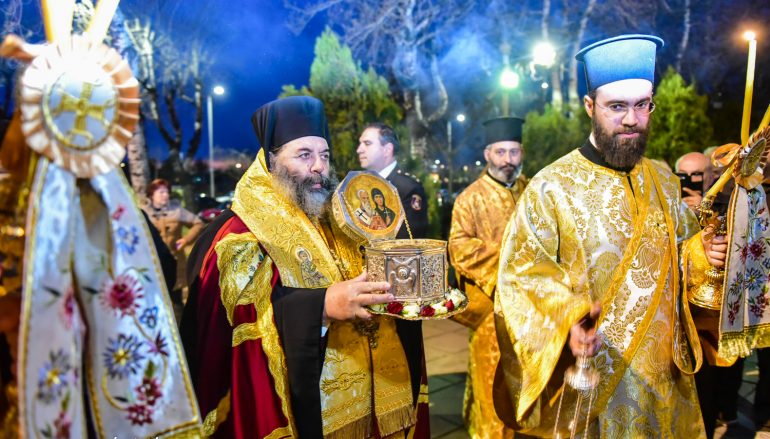 Υποδοχή της Τιμίας Κάρας του Αγίου Κυπριανού στη Θεσσαλονίκη