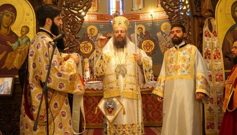 Χειροτονία Διακόνου από τον Μητροπολίτη Τρίκκης