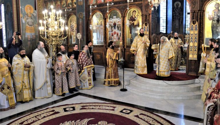 Χειροθεσία Αρχιδιακόνου από τον Μητροπολίτη Εδέσσης