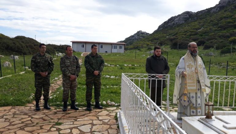 Ο Μητροπολίτης Σύμης στο νησί της Ρω