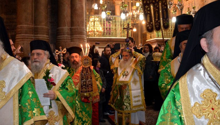 Η εορτή της Σταυροπροσκυνήσεως στο Πατριαρχείο Ιεροσολύμων