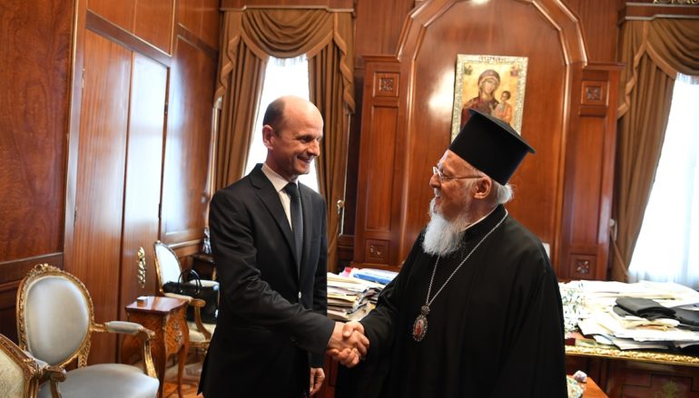 Ο Πρέσβης της Βορείου Μακεδονίας στο Οικ. Πατριαρχείο