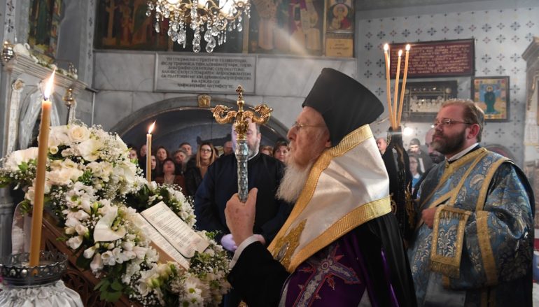 Η Γ΄ Στάση των Χαιρετισμών στον Ι. Ναό Παναγίας των Βλαχερνών
