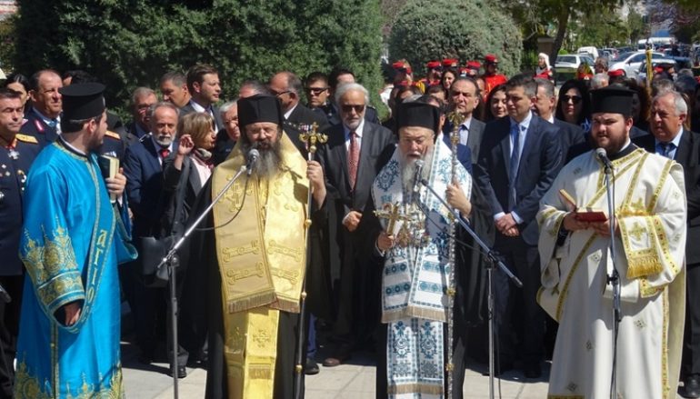 Ο εορτασμός της 25ης Μαρτίου στην Ι. Μ. Κορίνθου
