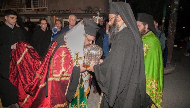 Η Λάρισα υποδέχθηκε την Τιμία Κάρα του Αγίου Νικολάου Πλανά