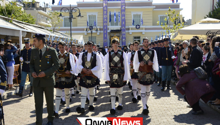 Μεταφορά της Εικόνας της Εξόδου και του Τιμίου Σταυρού στο Μεσολόγγι